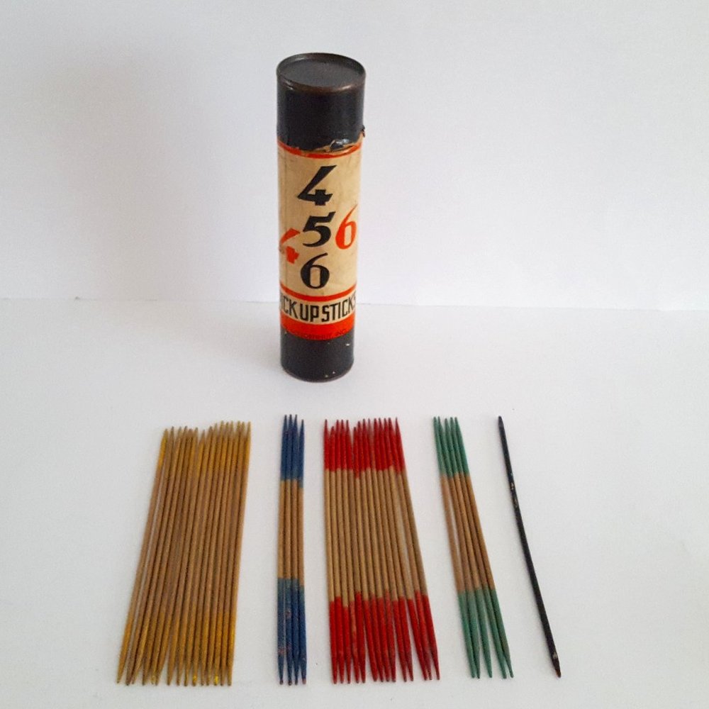 Vintage Game O.Schoenhut Inc. 456 Pick Up Sticks **AS IS**